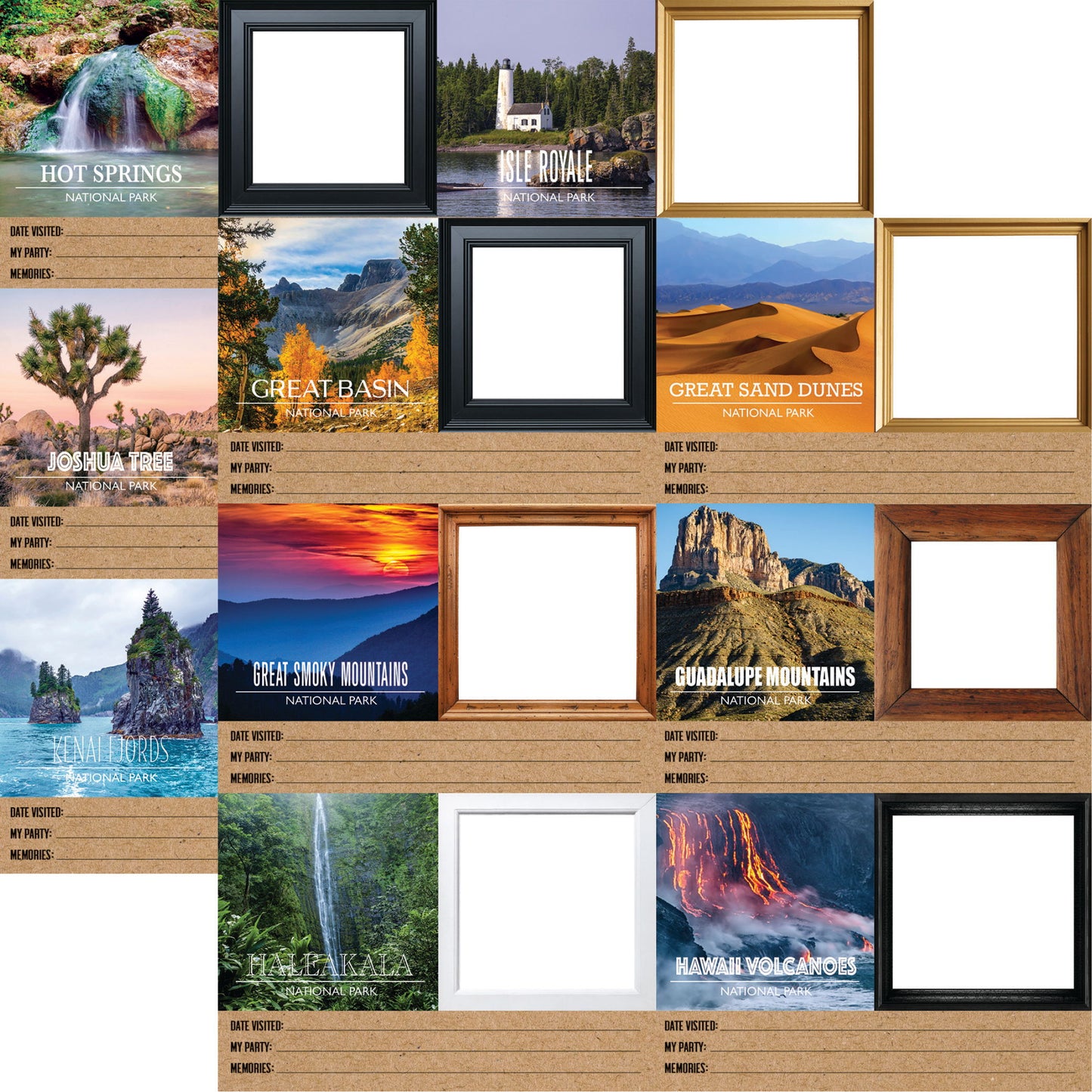 Reminisce National Park: National Park Three DS Paper (1 Sheet)