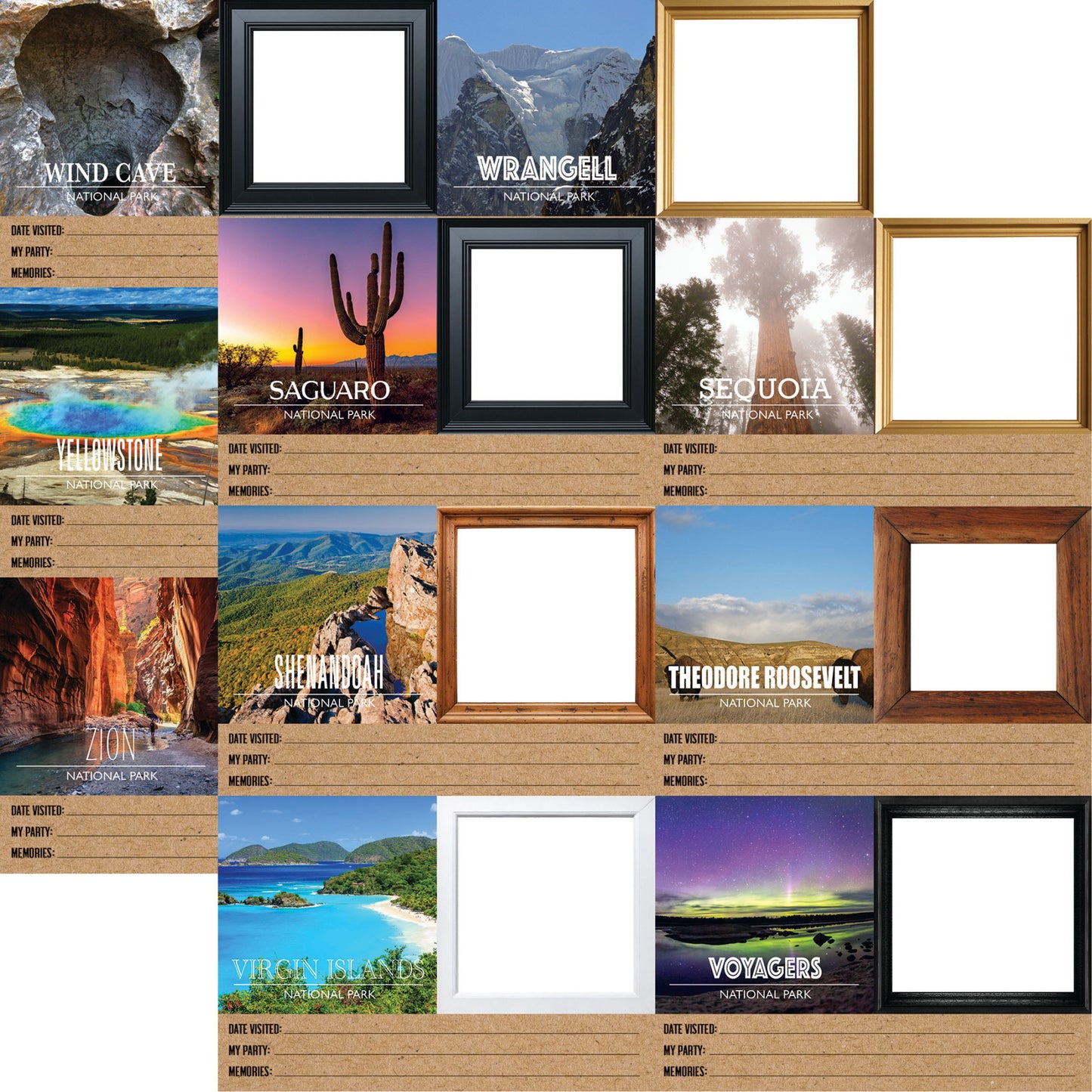 Reminisce National Park: National Park Five DS Paper (1 Sheet)