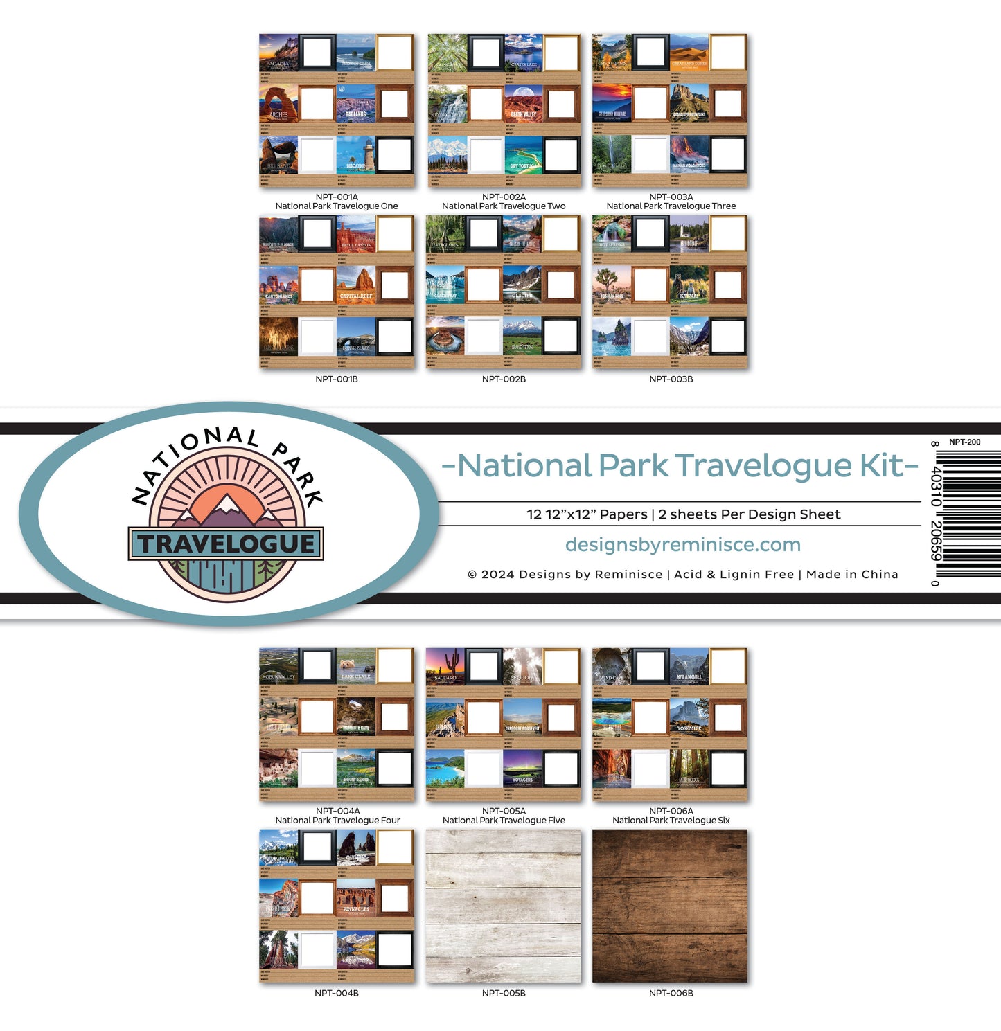Reminisce National Park Collection Kit