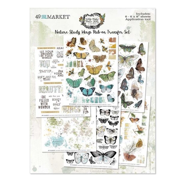 Nature Study: Wings Rub-on Tran