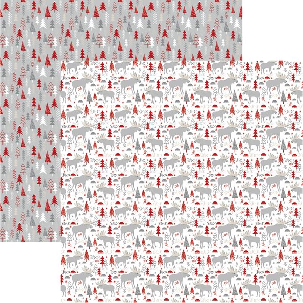Reminisce Oh Christmas Tree: Moose You At Christmas DS Paper (1 Sheet)