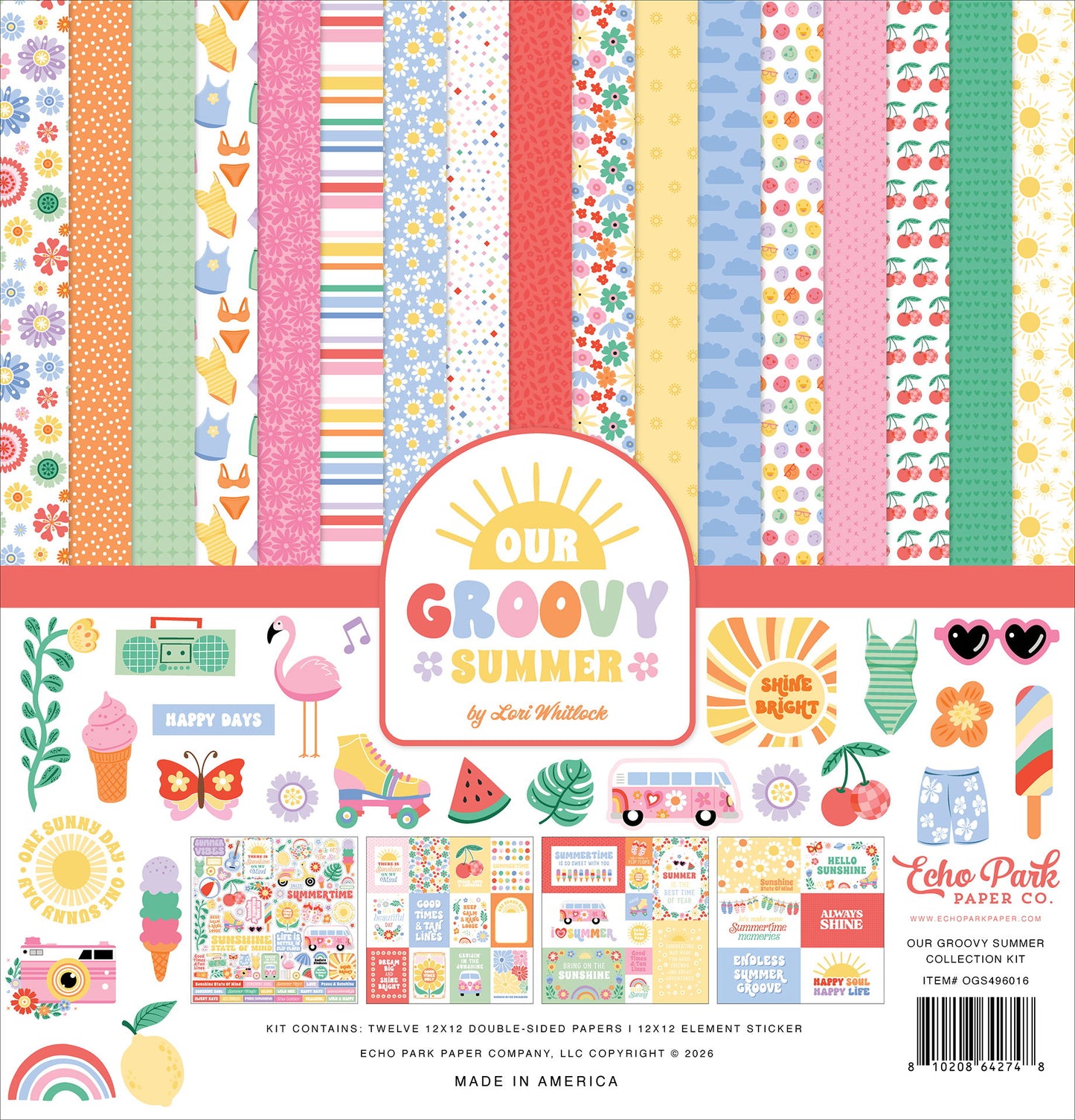 Echo Park Our Groovy Summer Collection Kit