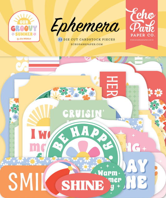 Echo Park Our Groovy Summer Ephemera