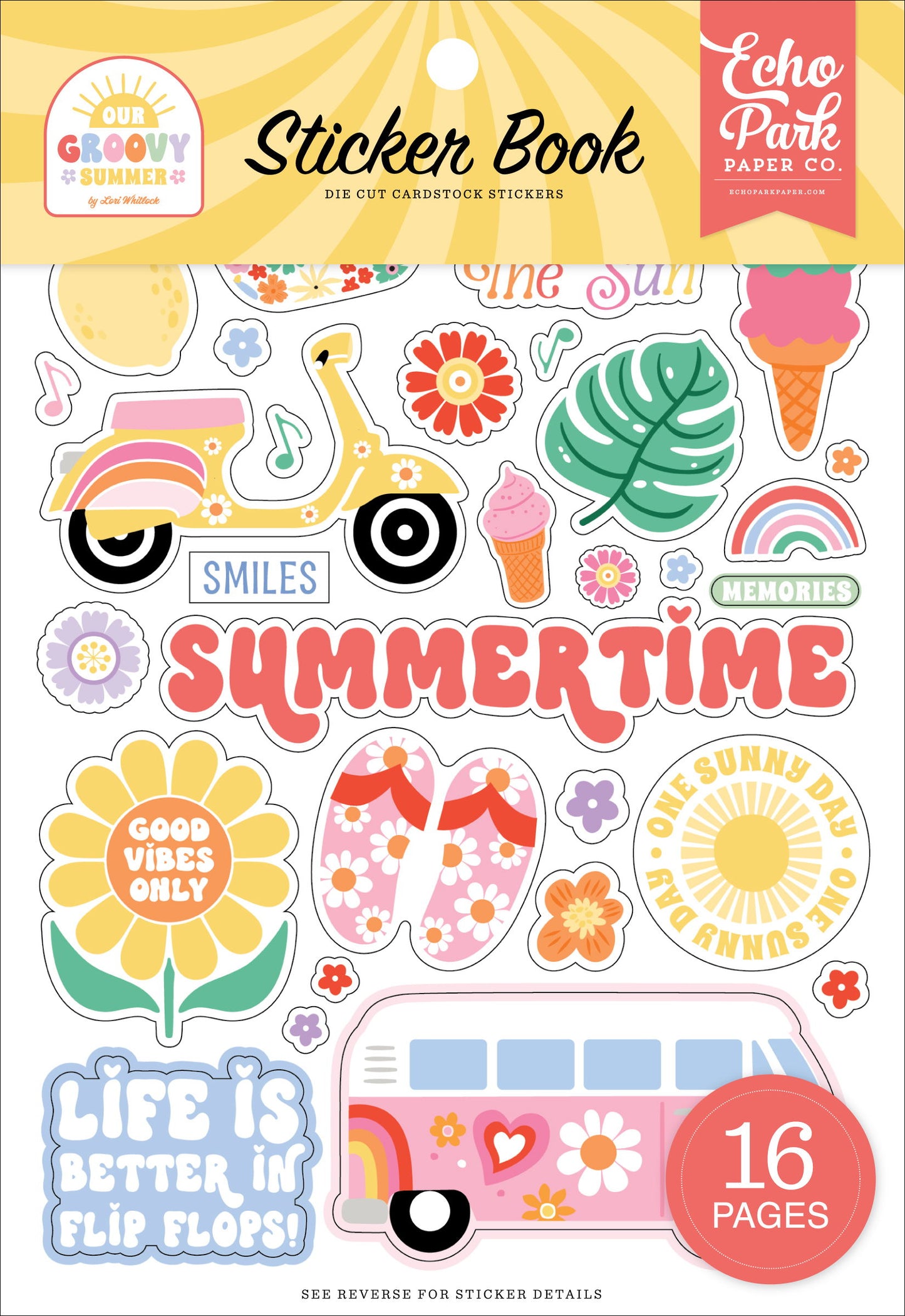 Echo Park Our Groovy Summer Sticker Book