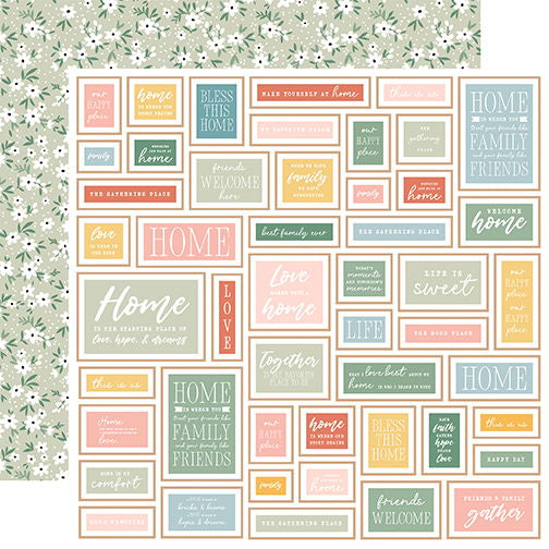 Our Happy Place Life Is Sweet Frames 12x12 DS Patterned Paper (1 Sheet)