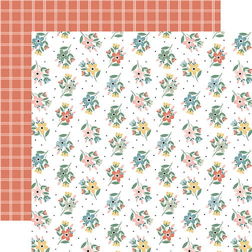 Our Happy Place Gather Stems 12x12 DS Patterned Paper (1 Sheet)