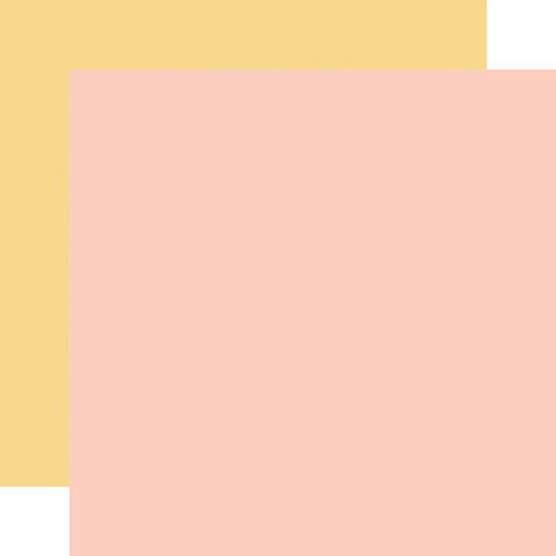 Our Happy Place Pink / Yellow 12x12 Coordinating Solid Paper (1 Sheet)