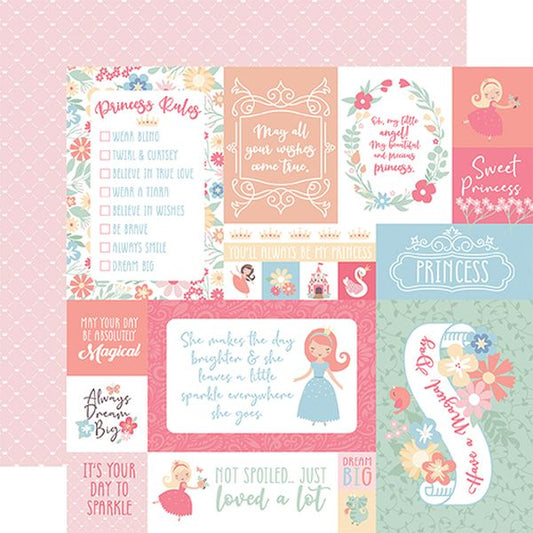 Our Little Princess Multi Journaling Cards DS Paper (1 Sheet)