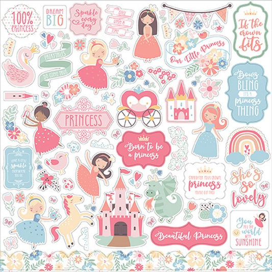 Echo Park Our Little Princess Element Sticker