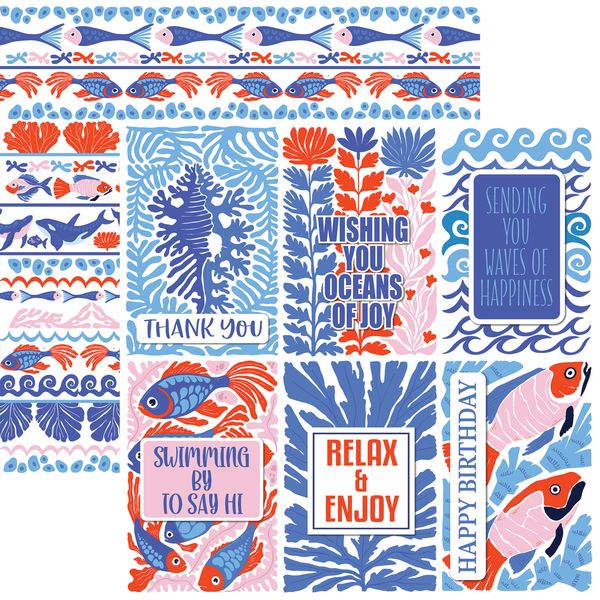 Reminisce Ocean Market: Under the Sea DS Paper (1 Sheet)