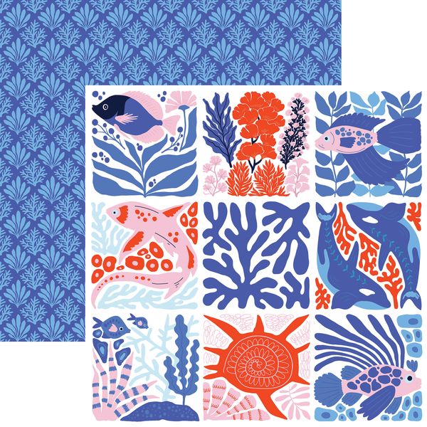 Reminisce Ocean Market: Underwater Life DS Paper (1 Sheet)