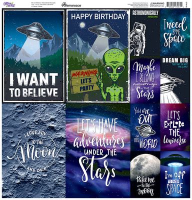 Reminisce Out of this World Stickers