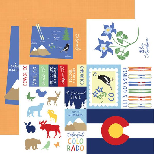 Echo Park Our United States: Colorado DS Paper (1 sheet)