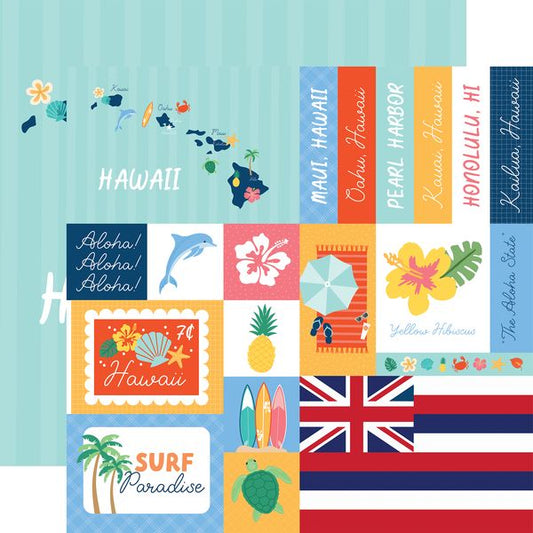 Echo Park Our United States: Hawaii DS Paper (1 sheet)