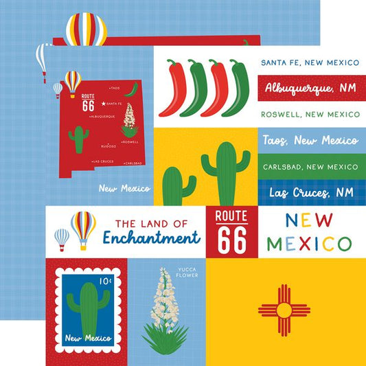 Echo Park Our United States: New Mexico DS Paper (1 sheet)