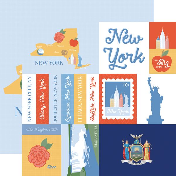 Echo Park Our United States: New York DS Paper (1 sheet)