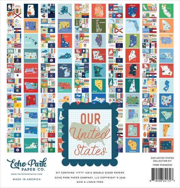 Echo Park Our United States: Our United States Collection Kit