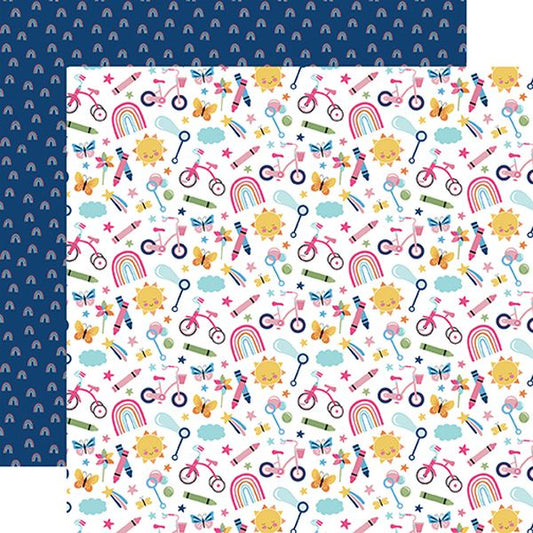 Play All Day Girl Play Date DS Paper (1 Sheet)