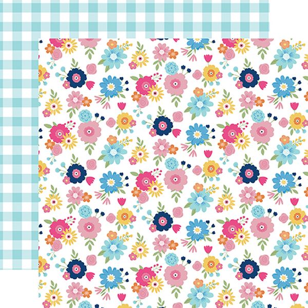 Play All Day Girl Best Friend Floral DS Paper (1 Sheet)