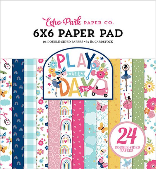Echo Park Play All Day Girl 6x6 Pad