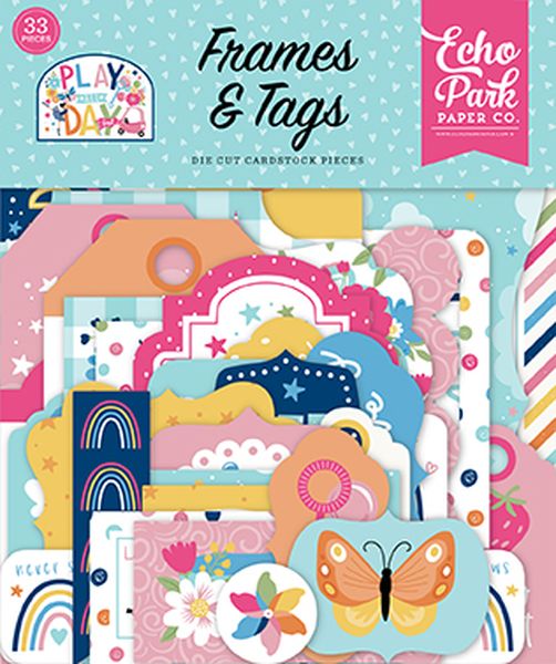 Play All Day Girl Frames & Tags