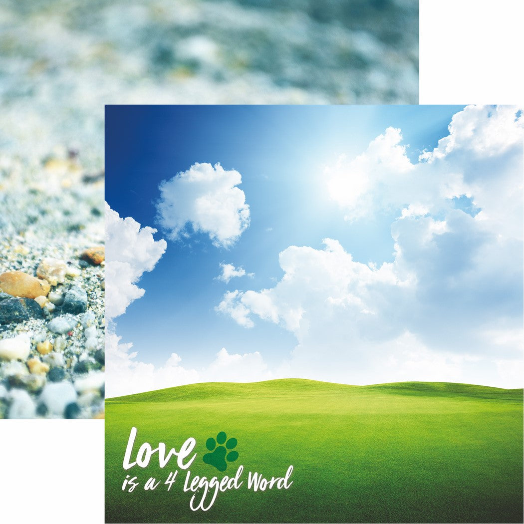 Reminisce Pawprints On My Heart: Love is DS Paper (1 Sheet)