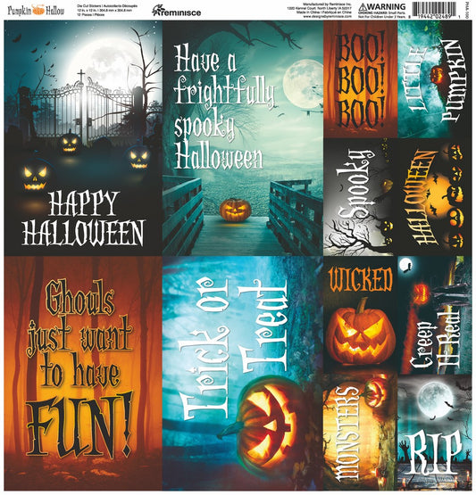 Reminisce Pumpkin Hallow  Stickers