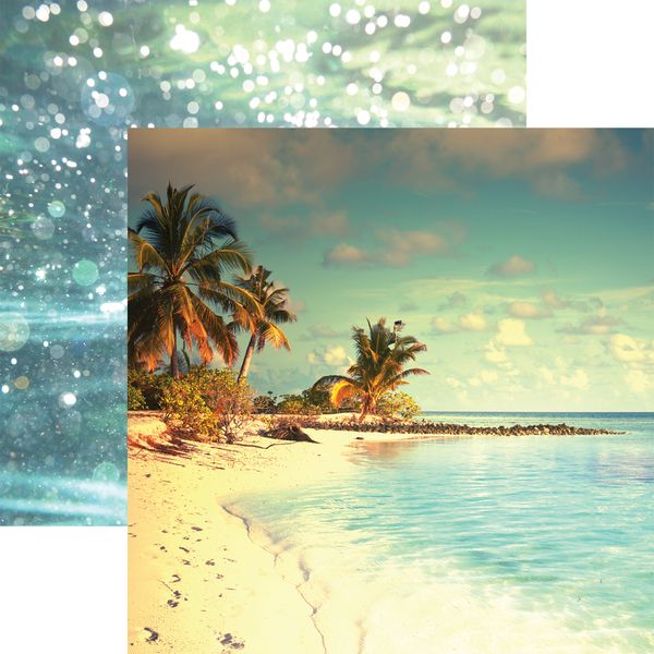 Reminisce Picture Perfect: Paradise Beach DS Paper (1 Sheet)