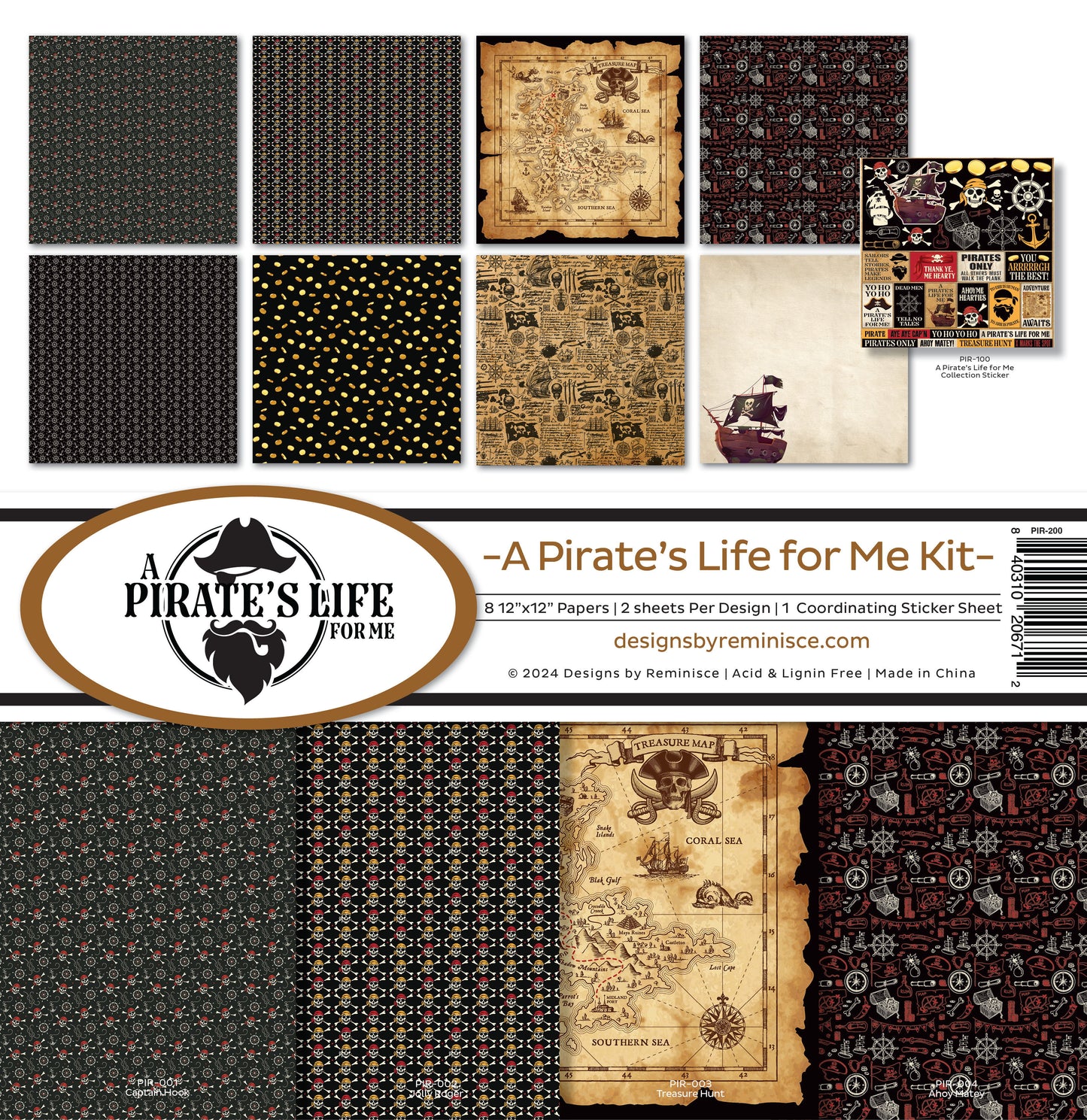 Reminisce A Pirate's Life for Me Collection Kit
