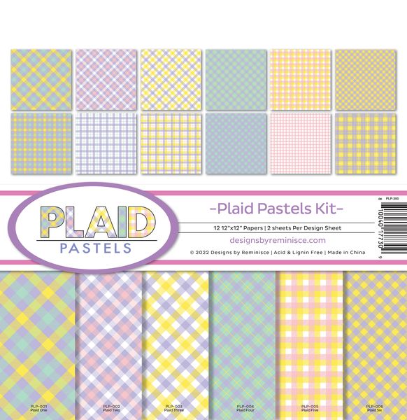 Reminisce Plaid Pastels Kit