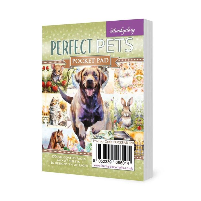 DISC - Hunkydory Crafts Pocket Pads - Perfect Pets