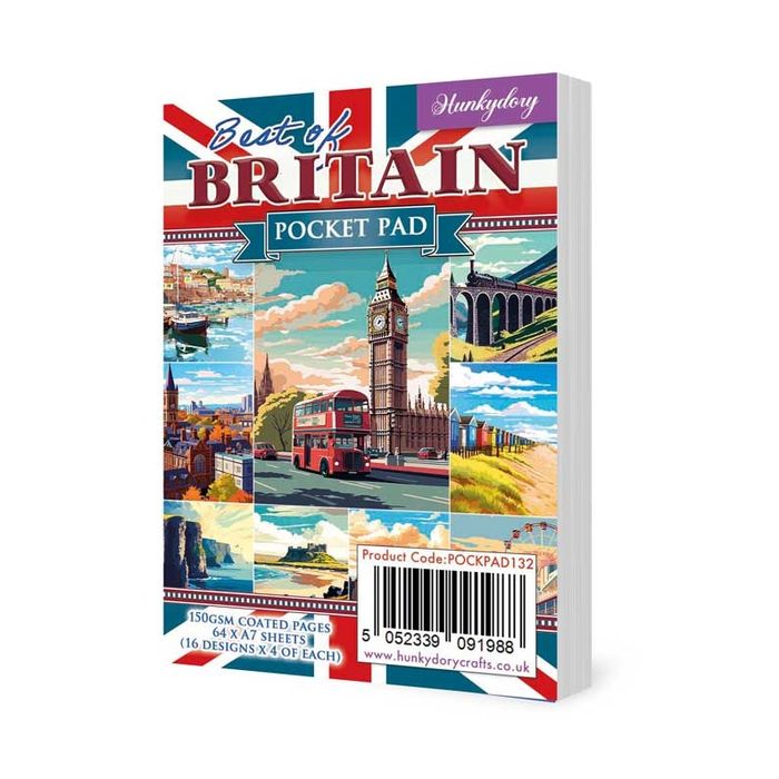 Hunkydory Crafts Best of Britain Pocket Pad