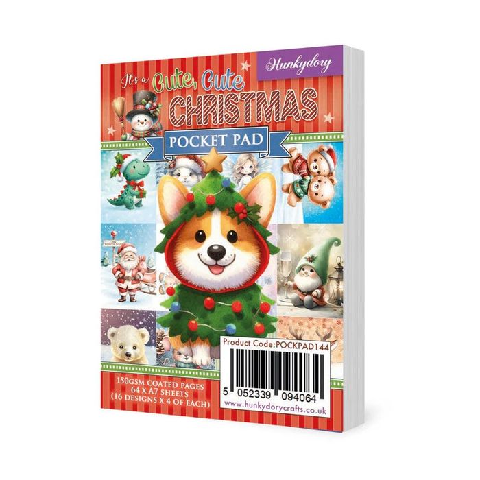 DISC - Hunkydory Crafts It's a Cute, Cute Christmas Pocket Pad
