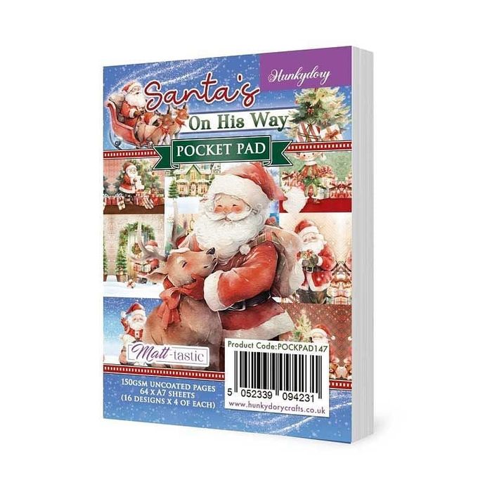 Hunkydory Crafts Santa's On His Way Pocket Pad