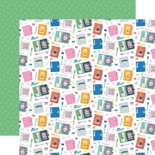 Echo Park Plan on It: Happy Lives Planners DS Paper