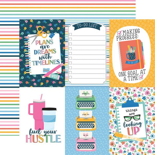 Echo Park Plan on It: 4x6 Journaling Cards