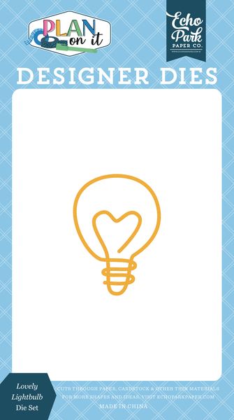 Echo Park Plan on It: Lovely Lightbulb Die Set