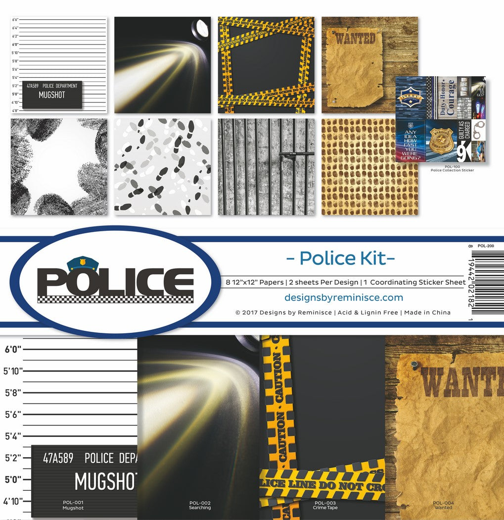 Reminisce Police Collection Kit