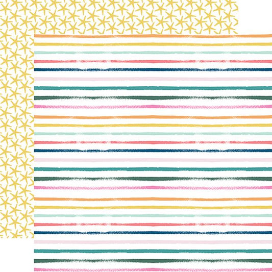 Pool Party  Summer Stripes DS Paper (1 Sheet)
