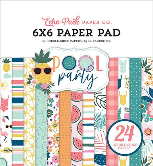 DISC - Echo Park Pool Party 6x6 Paper Pad