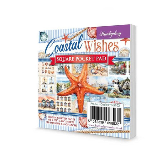 Hunkydory Crafts Coastal Wishes Pocket Pad