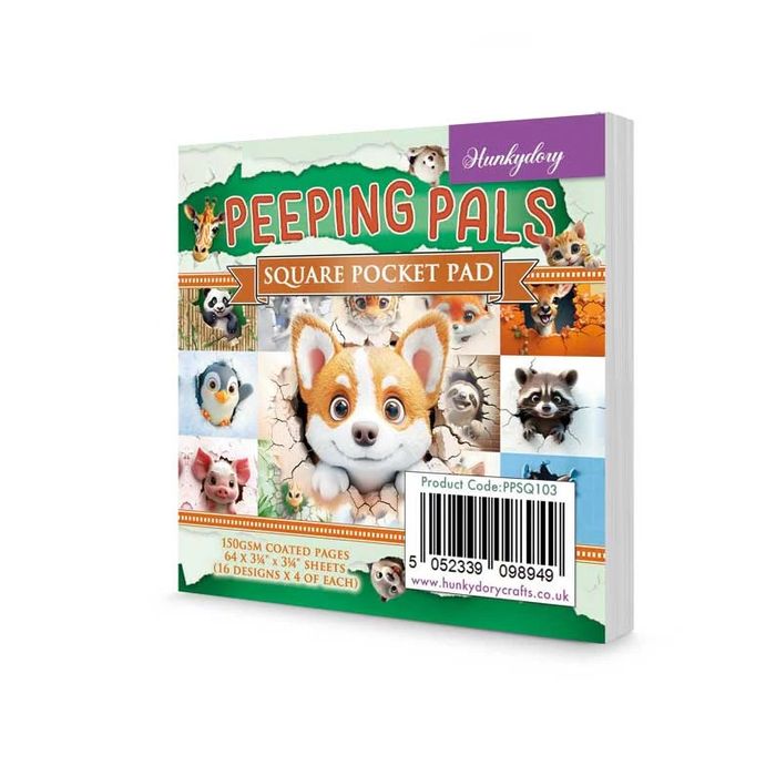 Hunkydory Crafts Peeping Pals Pocket Pad