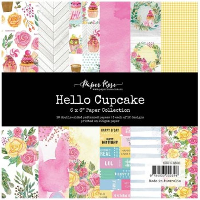 Paper Rose - Hello Cupcake 6x6 Paper Collection