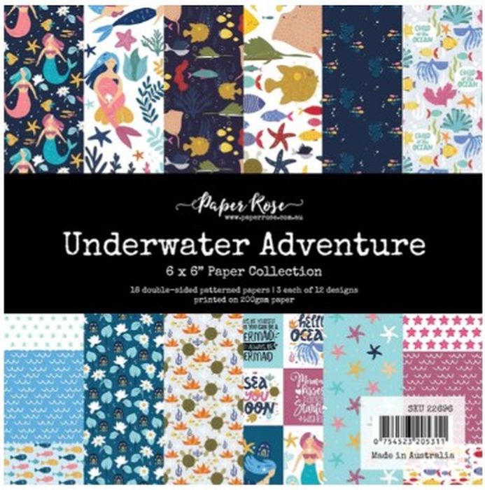 Paper Rose - Underwater Adventure  6x6 Paper Collection