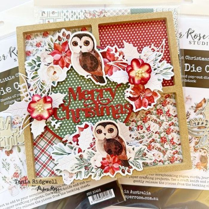 Paper Rose Studio Merry Little Christmas Patterns 12x12 Paper Collection 30531