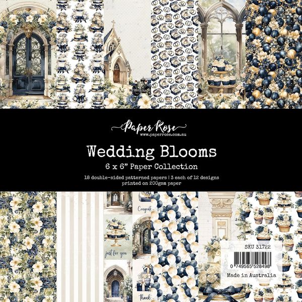 Paper Rose Wedding Blooms 6x6 Paper Collection 31722