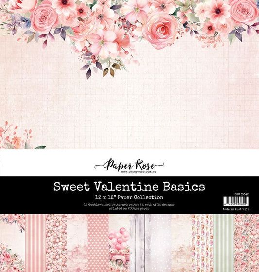 Sweet Valentine Basics 12x12 Paper Collection 33342