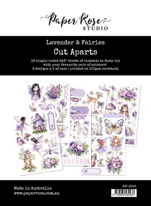 Lavender & Fairies Cut Aparts Paper Pack 33531