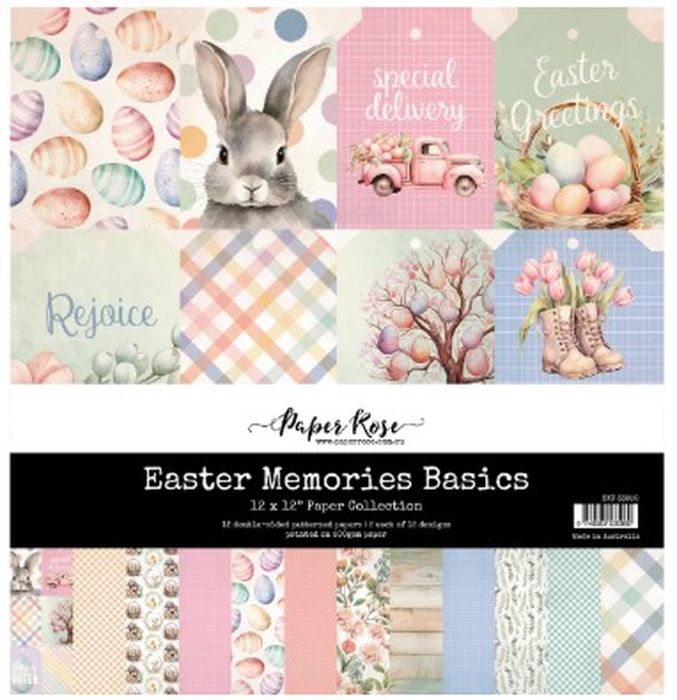 Paper Rose - Easter Memories Basics 12x12 Paper Collection