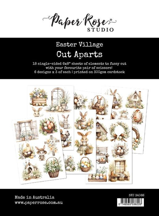 Paper Rose Studio Easter Village Cut Aparts
